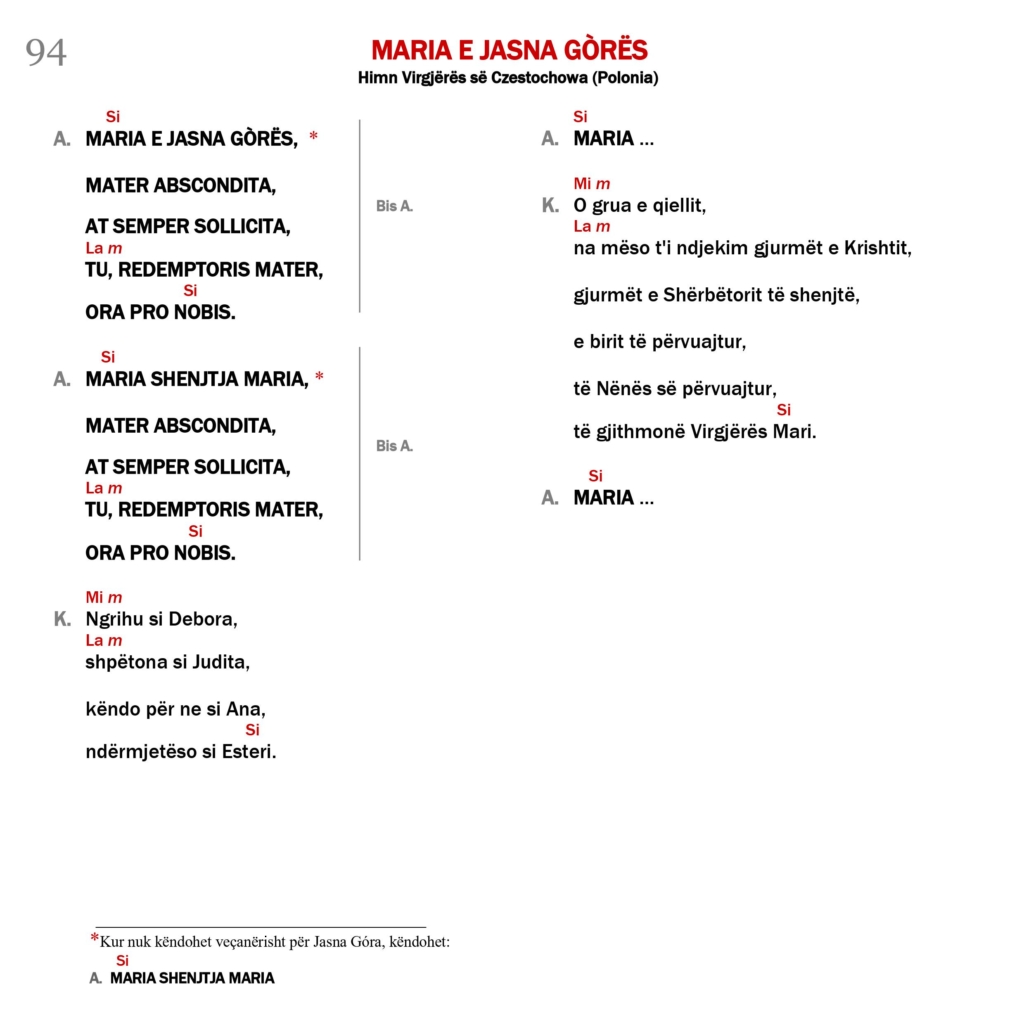 Maria e Jasna Górës