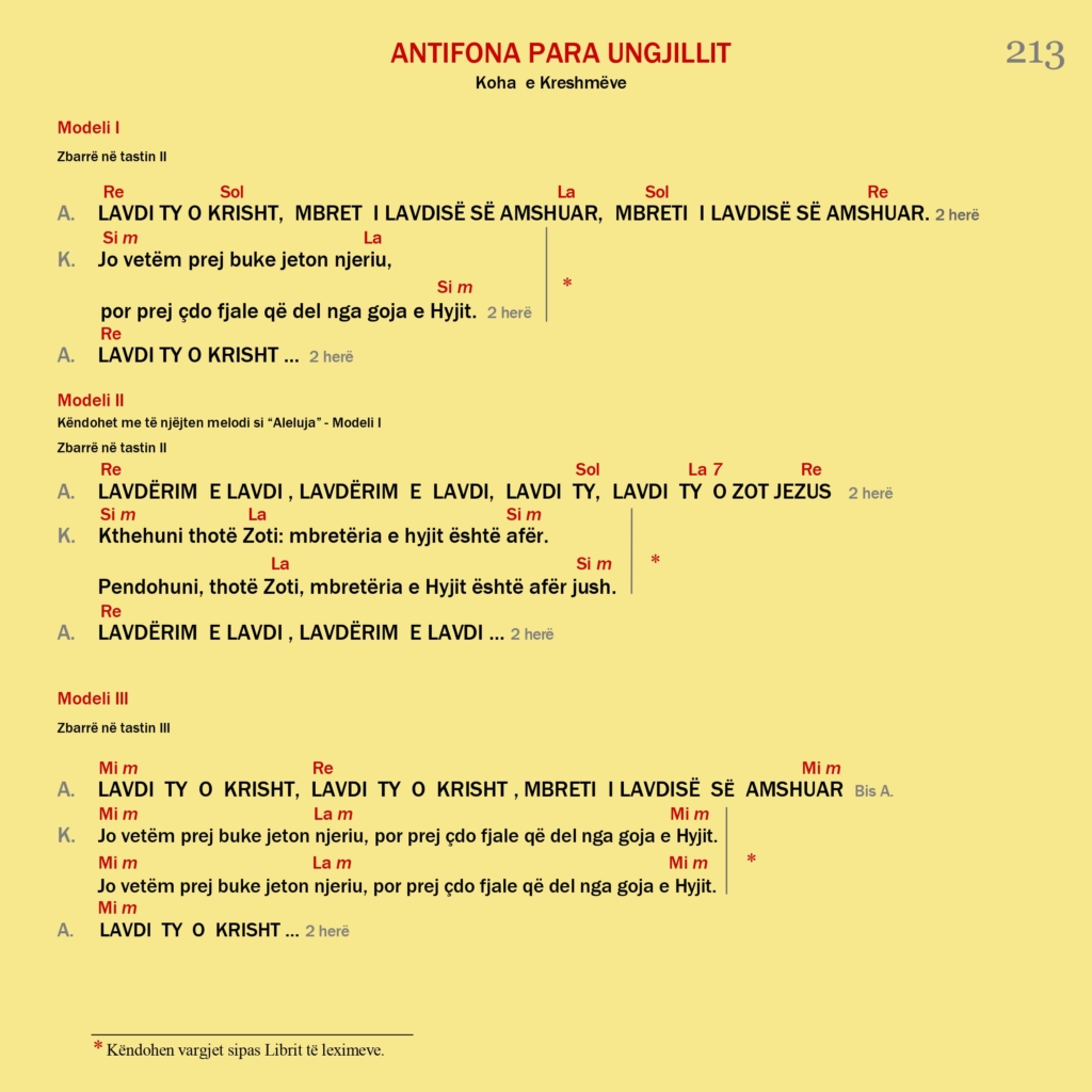 Antifona para ungjillit