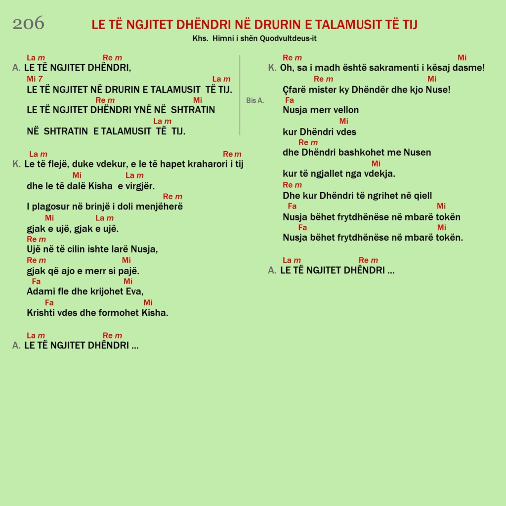 Le të ngjitet Dhëndri në drurin e kryqit