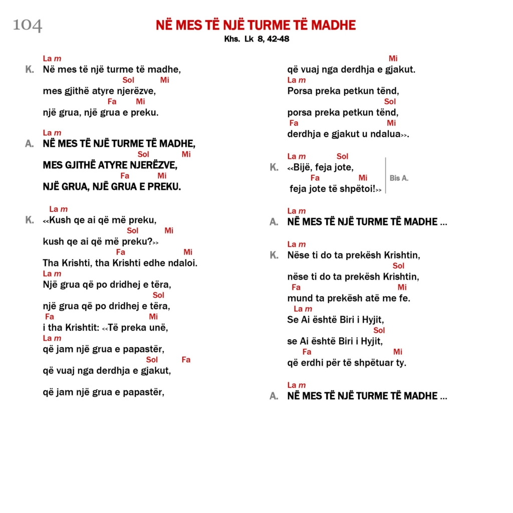 Në mes të një turme të madhe
