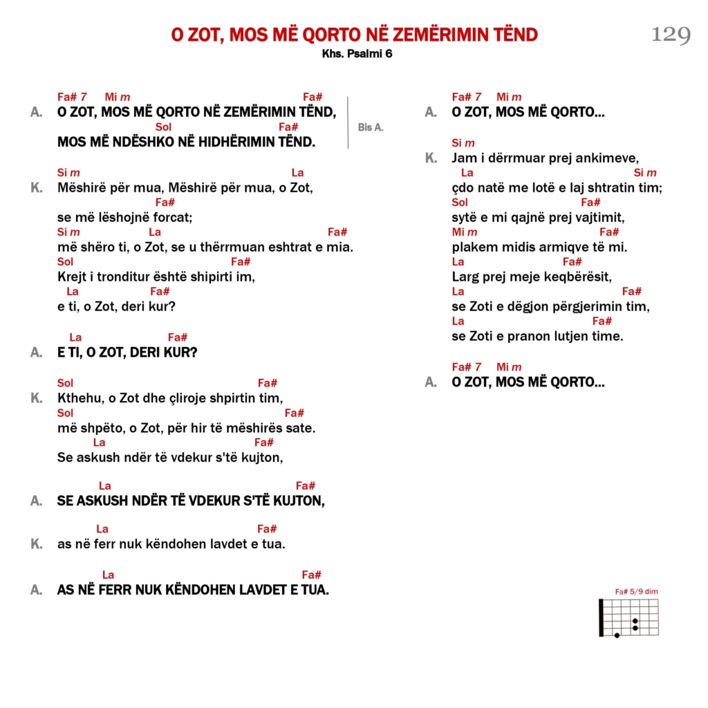 O Zot mos më qorto në zemërimin tënd