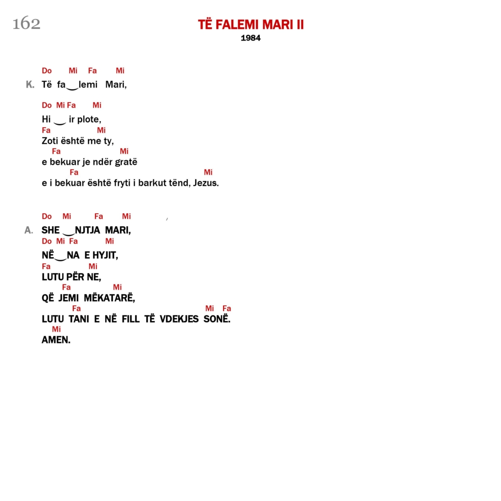 Të falemi Mari II