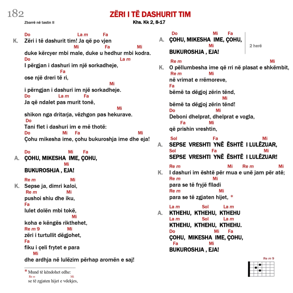 Zëri i të dashurit tim